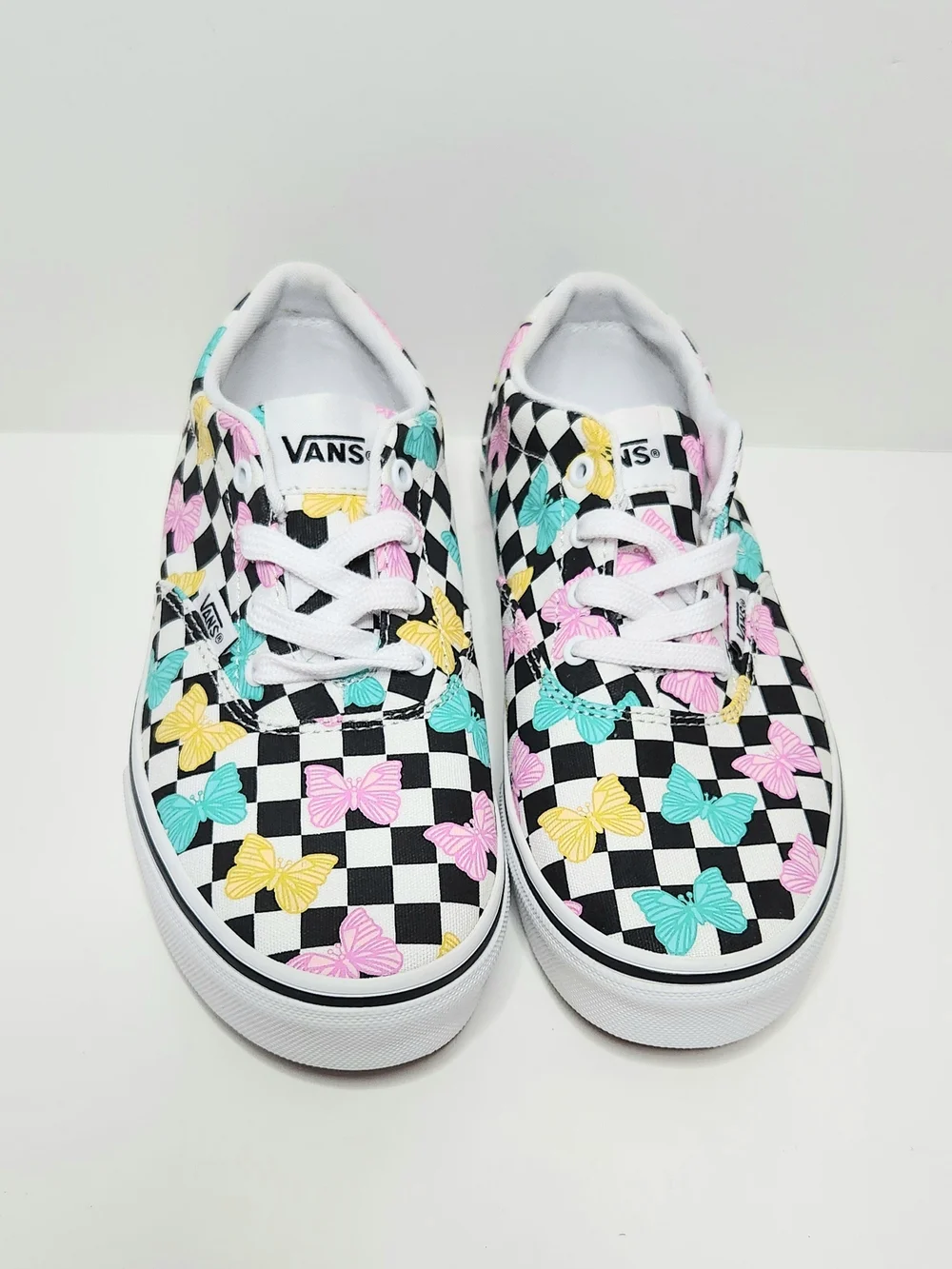 Vans Checkerboard Butterfly Sneakers